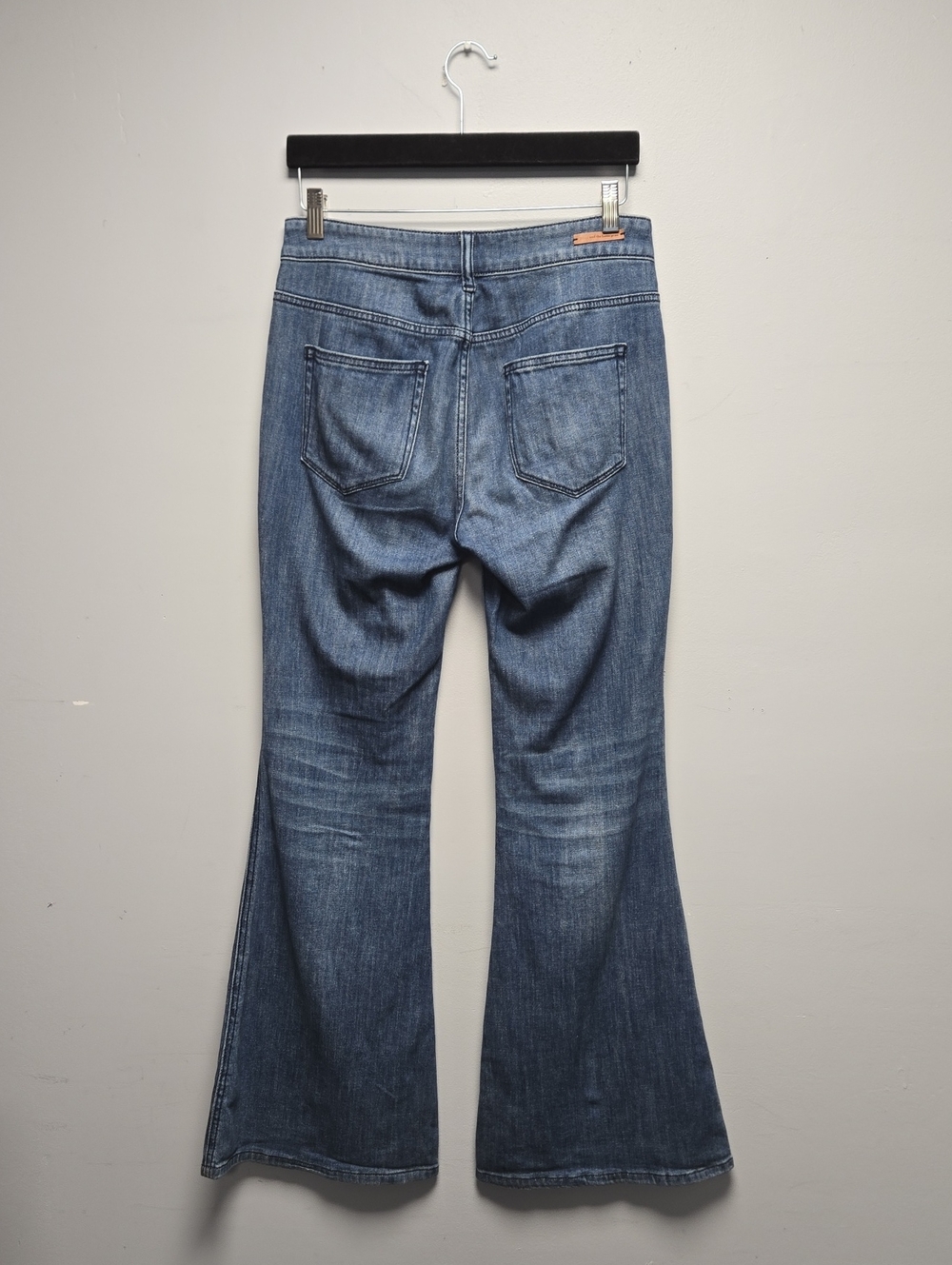 Anthropologie Pilcro and the Letterpress Ultra High-Rise Flare Jeans Size 27 - Picture 4 of 13